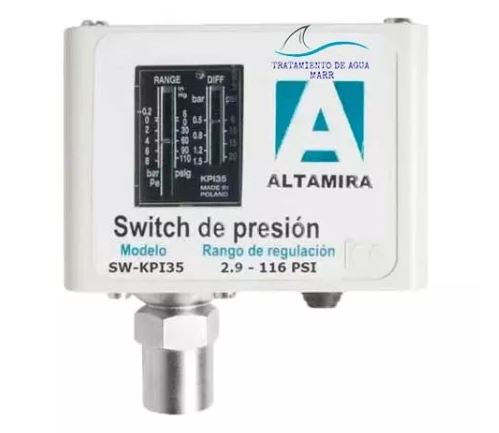 SWITCH PRES.ALTAMIRA 3-116PSI CONEX.HEMB