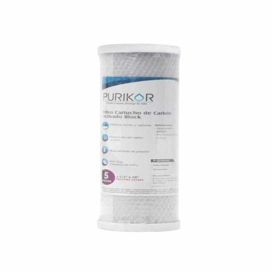 CARTUCHO CARBON ACTIVADO 10X4.5 5 MICRAS