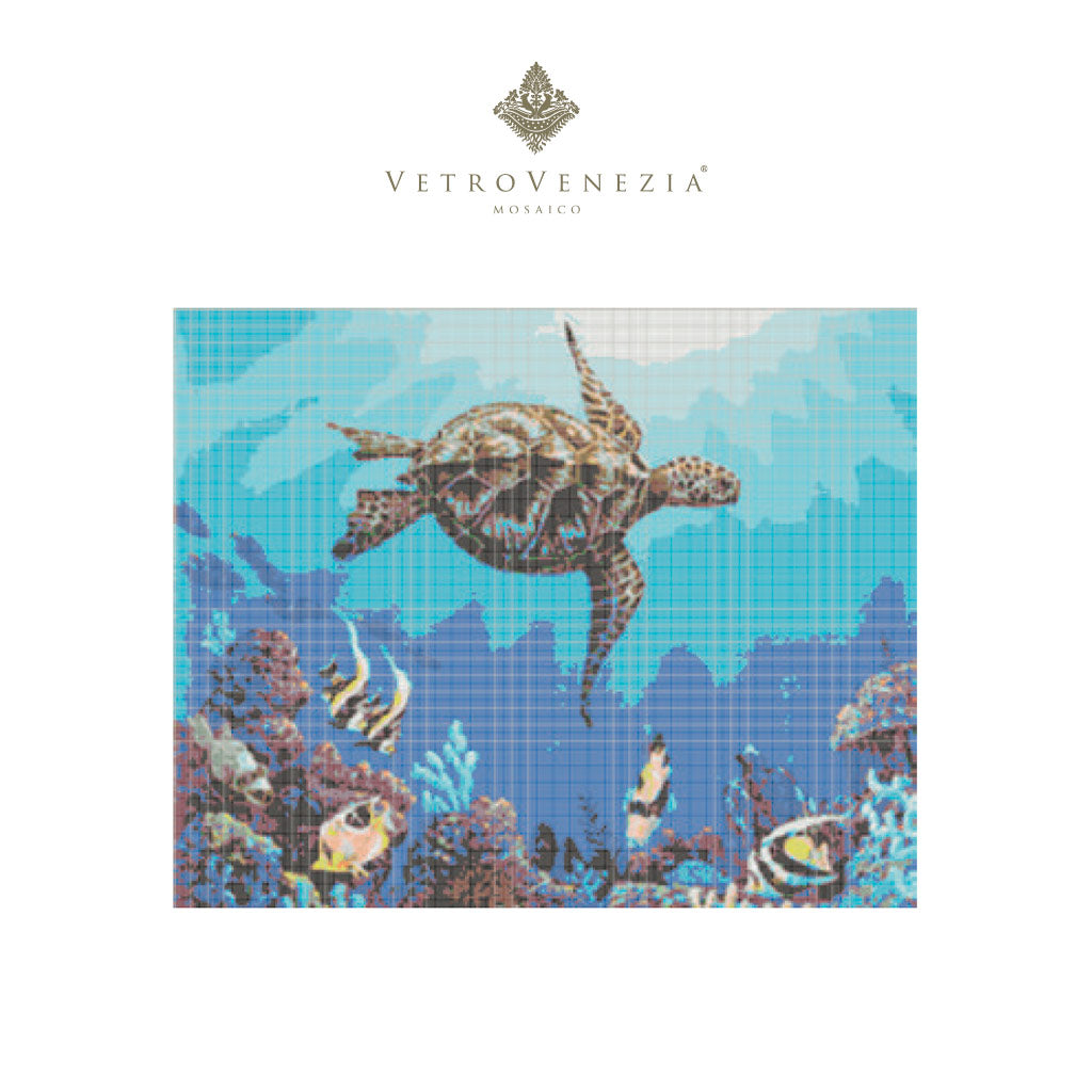 FIGURA VETRO VENEZIA TORTUGA 5