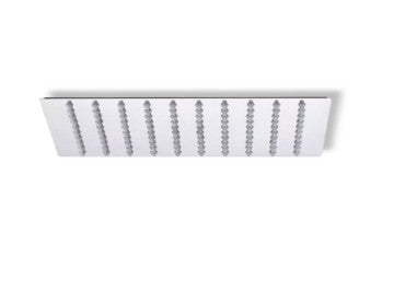 REGADERA DE LATON DE ALTA PRESION WRFEL SILVER CHROME DE 8'