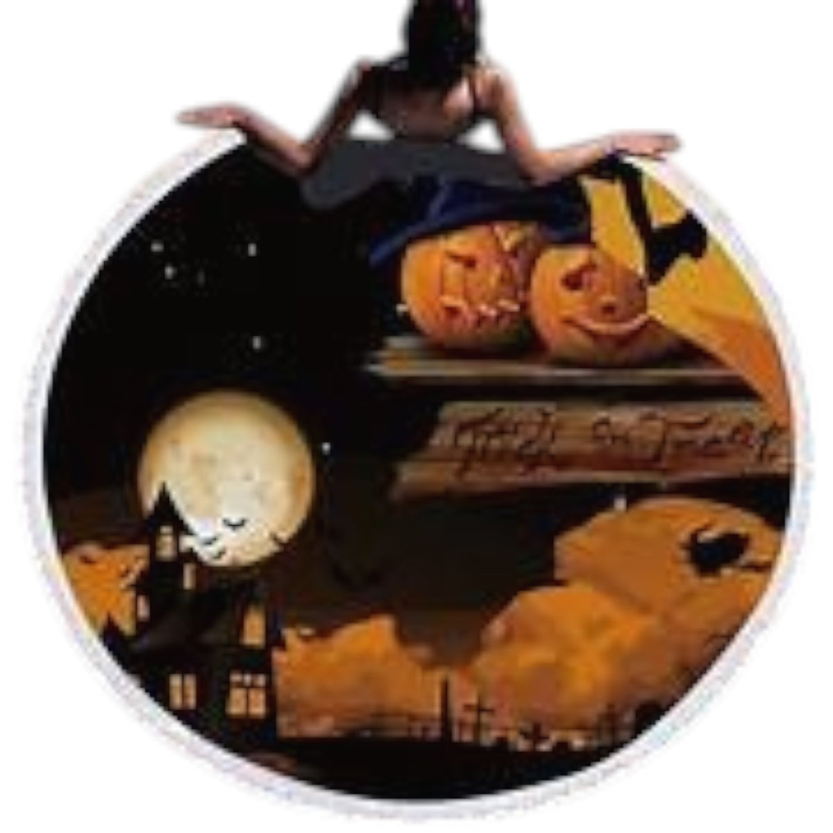 TOALLAS HALLOWEEN REDONDA