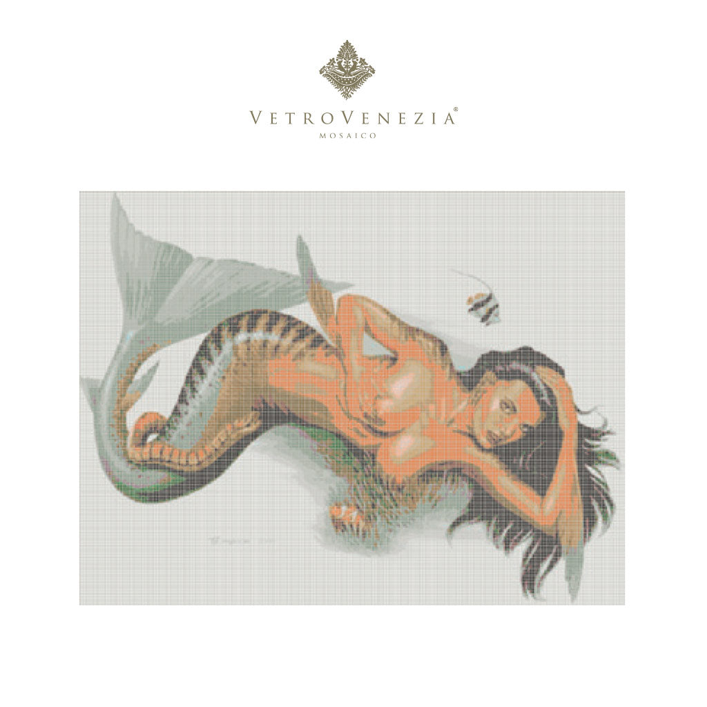 FIGURA VETRO VENEZIA SIRENA
