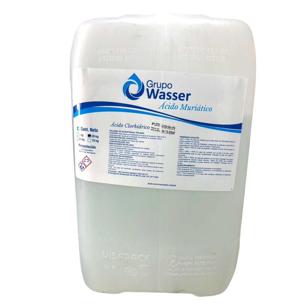 GW ACIDO MURIATICO 20 KG