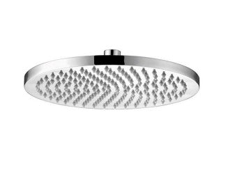REGADERA DE LATON DE ALTA PRESION KREIS SILVER CHROME DE 8'