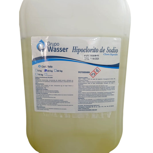 GW HIPOCLORITO DE SODIO 20KG