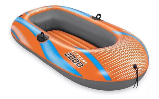 BALSA INFLABLE 1.85M X.97CM COL/NARANJA 2 PERSONAS