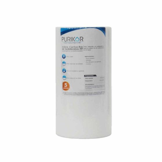 CARTUCHO POLIPROPILENO 10X4.5" 5 MICRAS