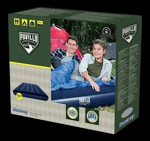 COLCHON INFLABLE 1.91X1.37X.22CM ADULTO INDIVIDUAL