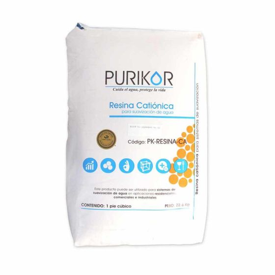 BULTO DE RESINA CATIONICA PURIKOR 1 FT